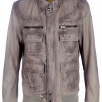 S W O R D distressed leather jacket
