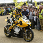 Rossi Attends the 2015 Goodwood Festival of Speed with Yellow-Black Yamaha YZR M1_11